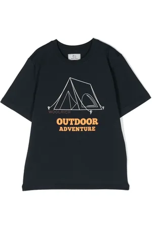 Woolrich Road Trip T-shirt med logotryk