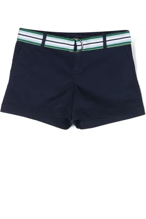 Ralph Lauren Stribede shorts med bælte