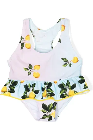 Nessi Byrd Ira tankini med citron-tryk