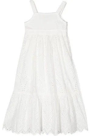 Twin-Set Kjole med engelsk broderidetalje