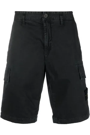 Stone Island Bermuda-shorts med logomærke