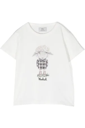 Woolrich T-shirt med tegneserietryk