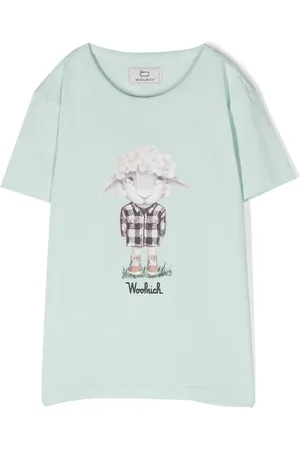 Woolrich T-shirt med tegneserietryk