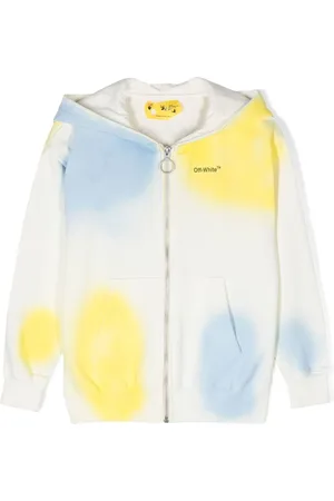OFF-WHITE Hættetrøje med grafisk tryk og lynlås