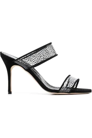 Manolo Blahnik Sandaler med polkaprikker