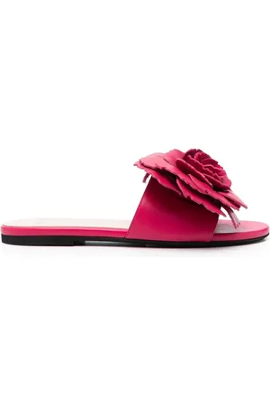 Nº21 Sandaler med blomsterapplikation