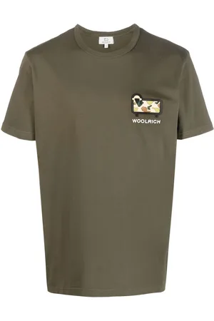 Woolrich Kortærmet T-shirt med logomærke