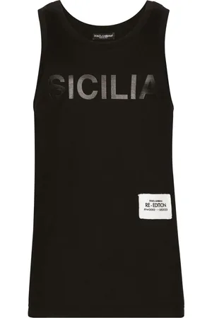 Dolce & Gabbana Bomuldsvest med logomærke