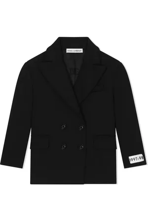 Dolce & Gabbana Dobbeltradet blazer med logomærke