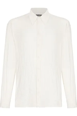 Dolce & Gabbana Skjorte i satin med knapper