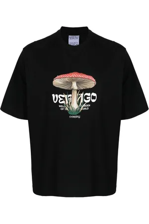 MARCELO BURLON Vertigo T-shirt med svampetryk