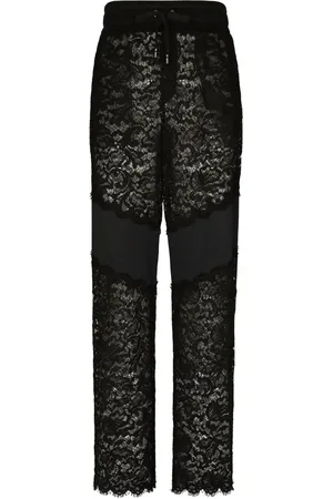 Dolce & Gabbana Joggingbukser med cordonetto-blonde