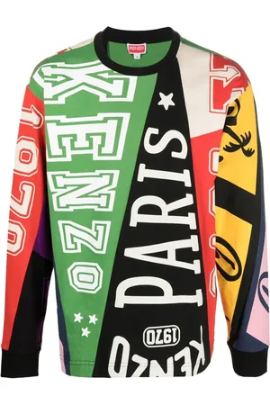 Kenzo Sweatshirt med patchwork