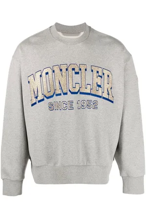 Moncler Trøje med rund hals og logotryk