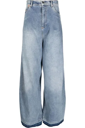 Natasha Zinko Jeans med brede ben og lynlåsdetalje