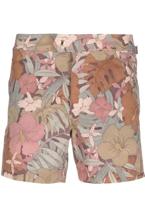Tom Ford Badeshorts med bladtryk