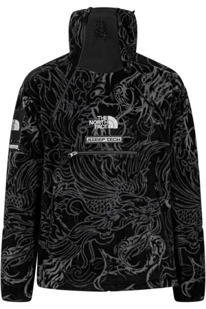 Supreme X TNF Steep Tech pullover i fleece