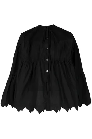 Natasha Zinko Bluse med bindelukning foran