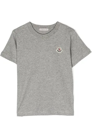 Moncler Kortærmet T-shirt med logomærke
