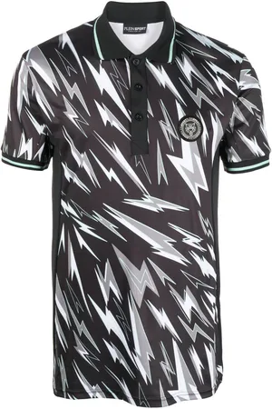 Philipp Plein Polo med lyn-tryk