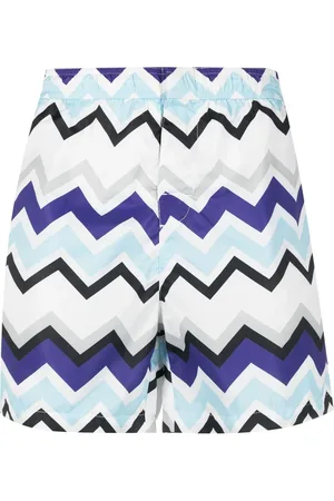 Missoni Badeshorts med zigzag-tryk
