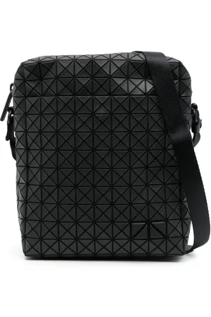 Issey Miyake Lille messenger-taske med geometrisk mønster