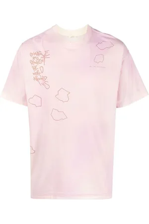 Objects IV Life T-shirt med grafisk tryk og slitageeffekt