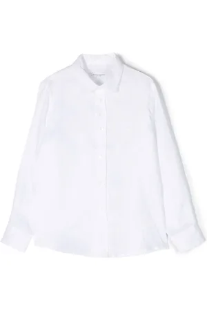 Paolo Pecora Ensfarvet T-shirt i linen