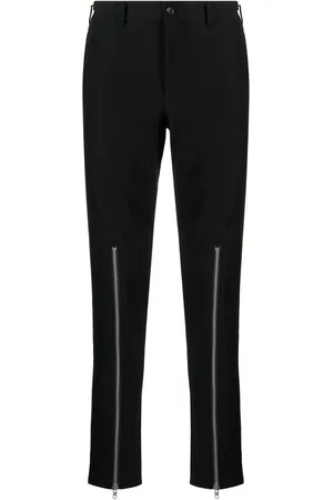Comme des Garçons Skinny-bukser med lynlåsdetalje