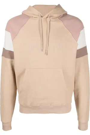 Saint Laurent Hættetrøje med colourblocking og logobroderi