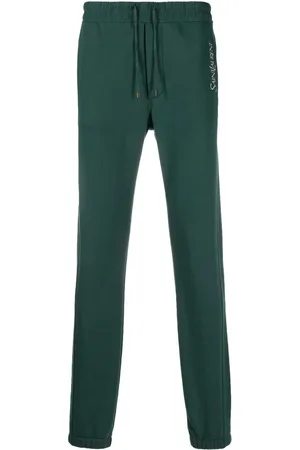 Saint Laurent Joggingbukser med løbesnor og broderet logo