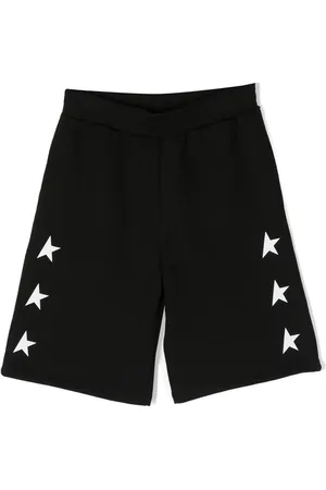 Golden Goose Træningsshorts med logotryk og brede ben