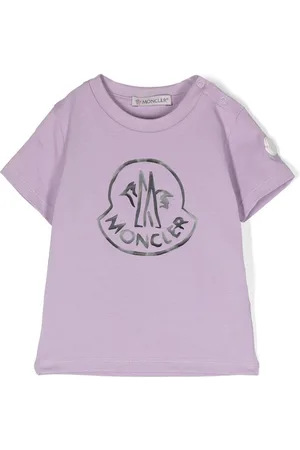 Moncler Kortærmet T-shirt med logotryk