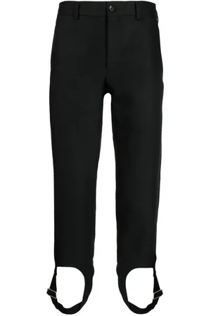 Comme des Garçons Cropped bukser med spændedetalje