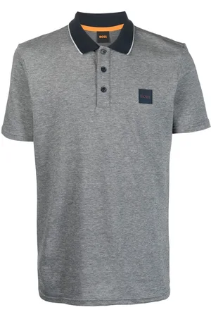 HUGO BOSS Polo med logomærke på brystet