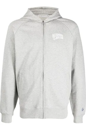 Billionaire Boys Club Hættetrøje med logotryk og lynlås