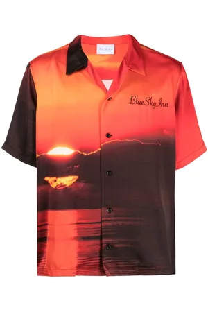 BLUE SKY INN Skjorte med broderet logo