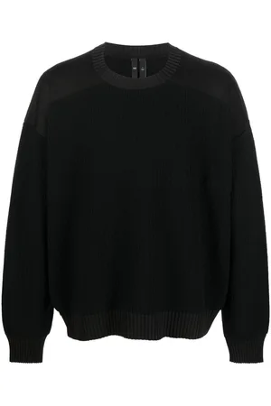 Y-3 Ribstrikket trøje med paneler