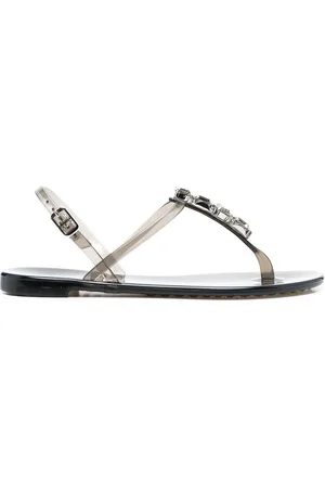Casadei Gelée-sandaler med krystaludsmykning