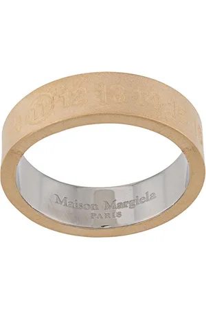 Maison Margiela Krafitg ring med indgraveret logo