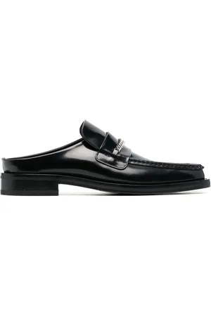 MARTINE ROSE 30mm loafers med kædedetalje