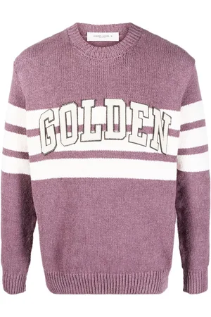 Golden Goose Striktrøje med logomærke