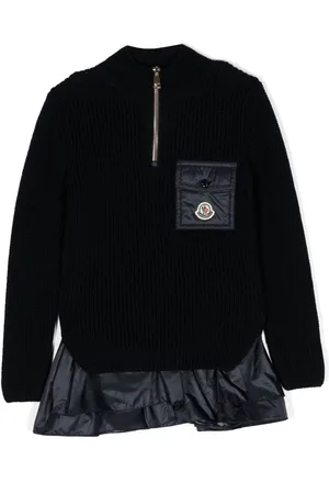 Moncler Strikkjole med logomærke