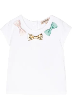 HUCKLEBONES LONDON T-shirt med sløjfe-detalje
