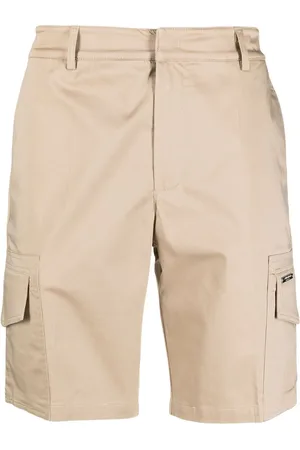 costume national contemporary Cargo-shorts med logoplade og skjult lukning