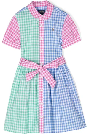 Ralph Lauren Gingham-ternet kjole