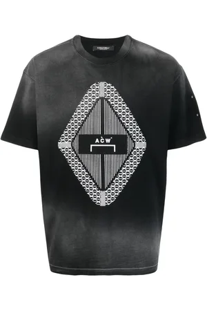 A-cold-wall* Gradueret T-shirt med logotryk