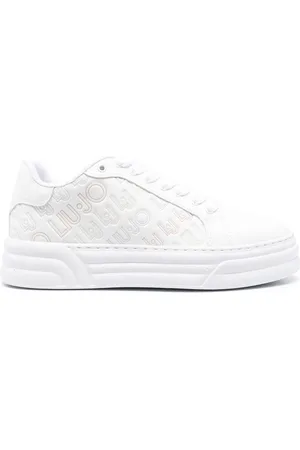 Liu Jo Lædersneakers med logotryk