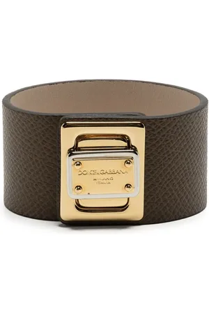 Dolce & Gabbana Læderarmbånd med drejelås