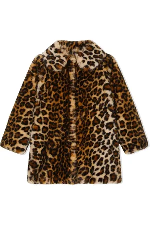 Dolce & Gabbana Frakke i imiteret pels med leopardtryk